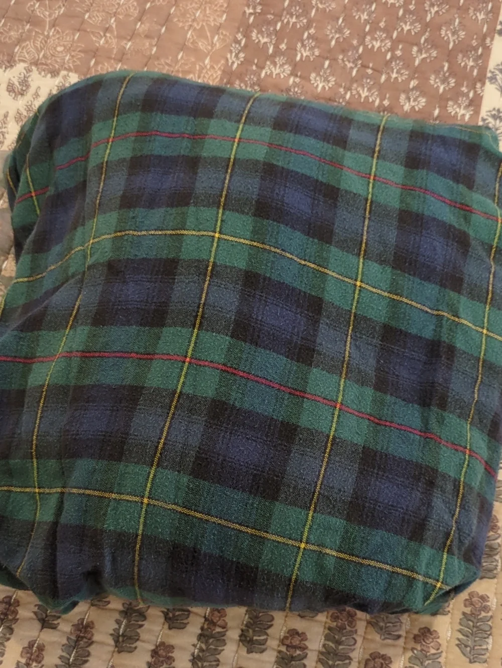 Vintage Plaid Cotton Ralph Lauren Inspired Fitted Full Sheet